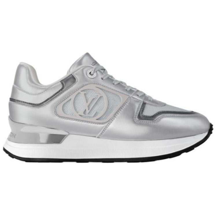 LOUIS VUITTON Run Away Low-Top Casual Shoes Women's Silver