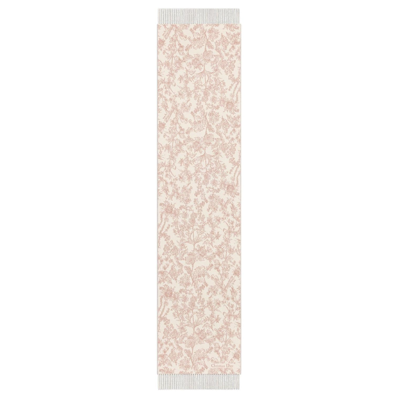 DIOR Wool Knit Scarves Women's Pink