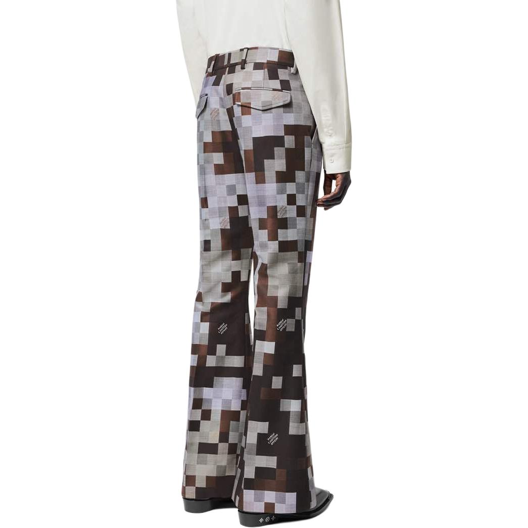LOUIS VUITTON Silk And Wool-Blend Tailored Flared Pants