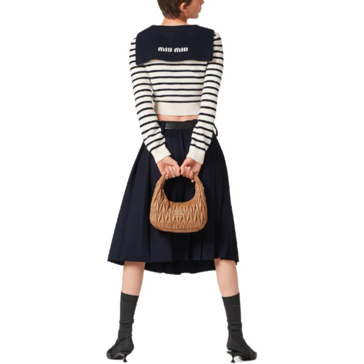 MIU MIU SS23 Cashmere Sweater Women's White