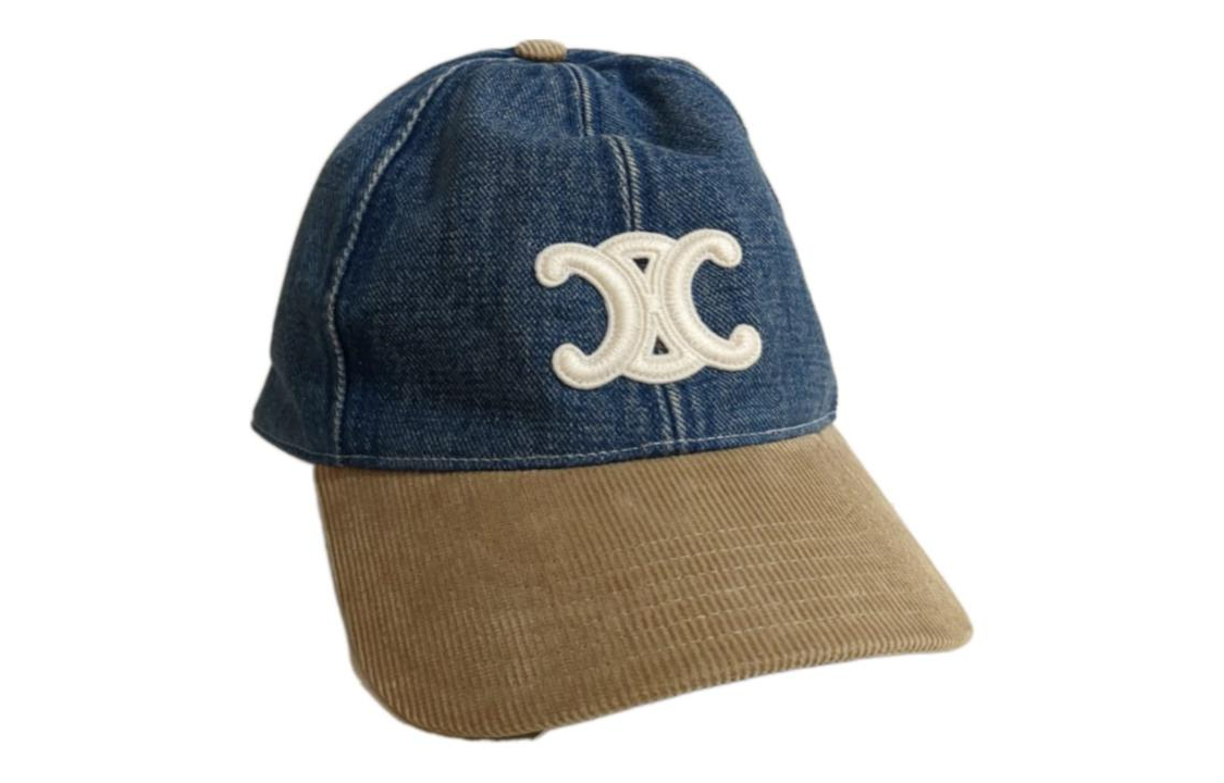 CELINE Baseball Caps Unisex Blue
