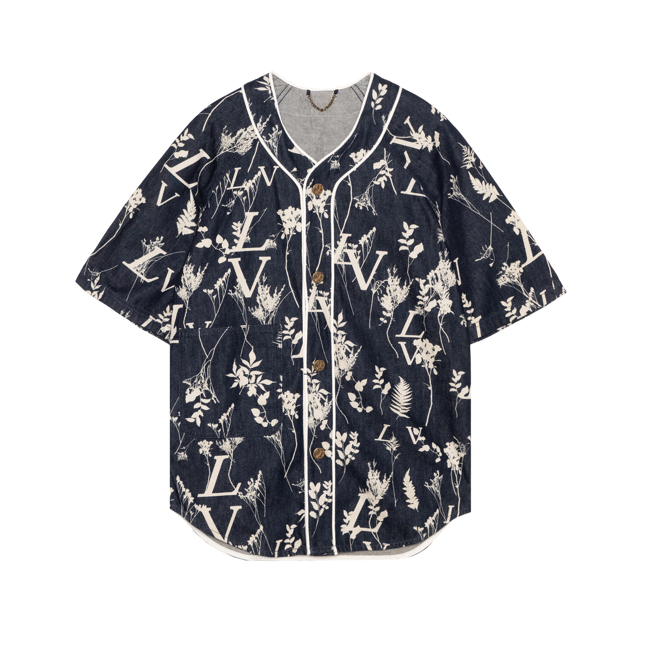 LOUIS VUITTON 2010s Lv Leaf Shirt