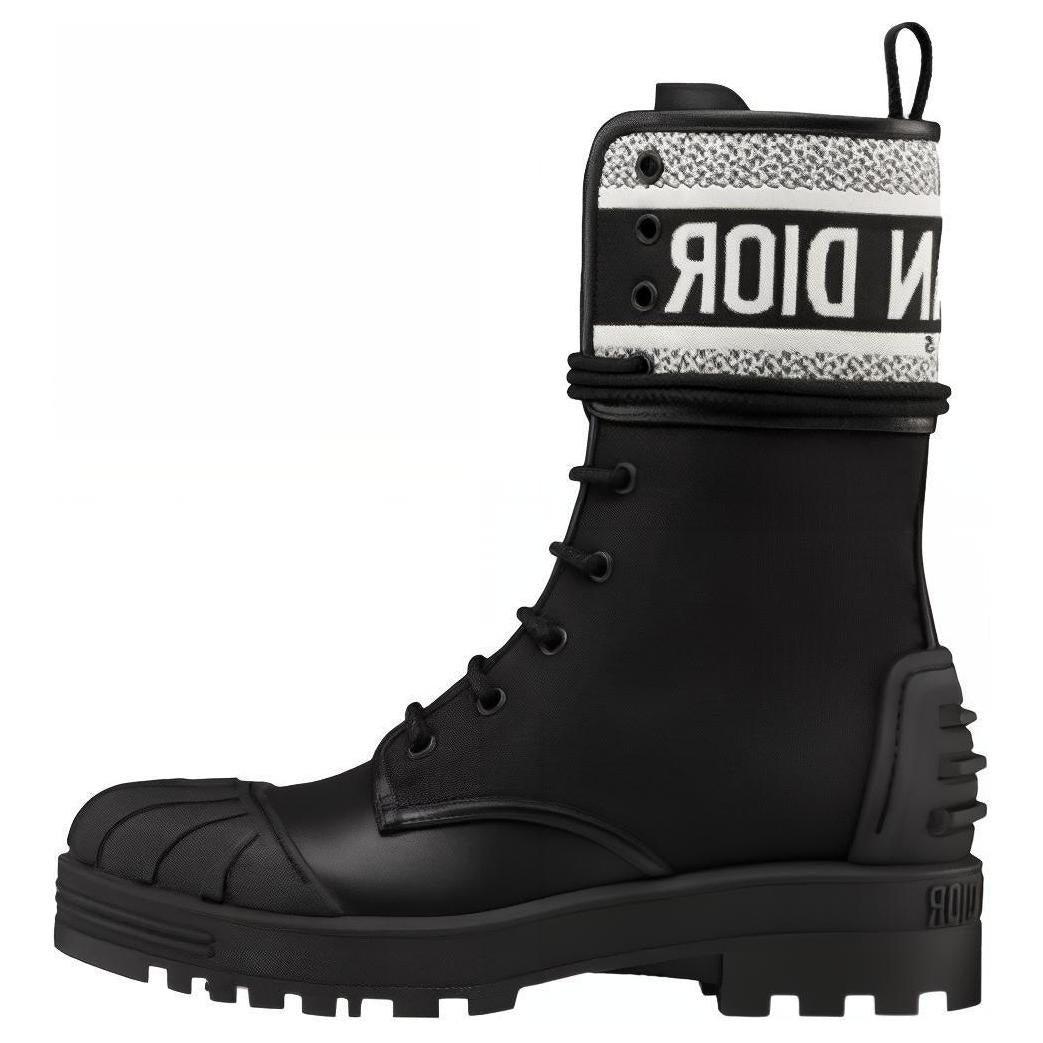DIOR Women's D-Major Ankle Boot 'Black White'