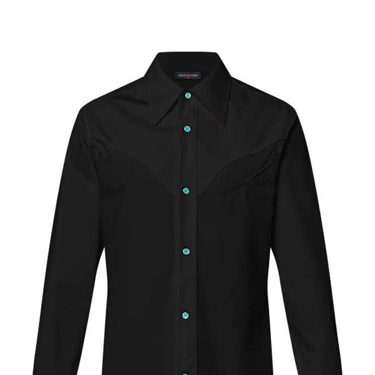 LOUIS VUITTON FW24 Shirt Men's Black