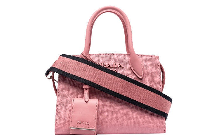 PRADA Calfskin Handbag Women's Pink