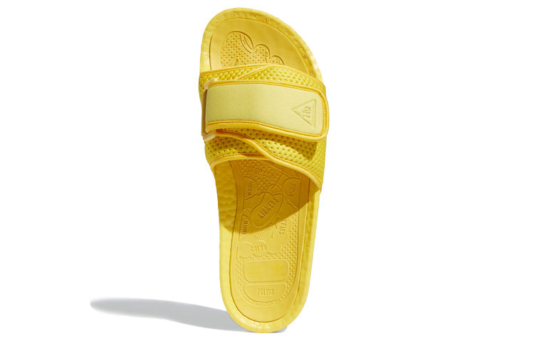 adidas x Pharrell Chancletas Hu Slides 'Bold Gold' H04407