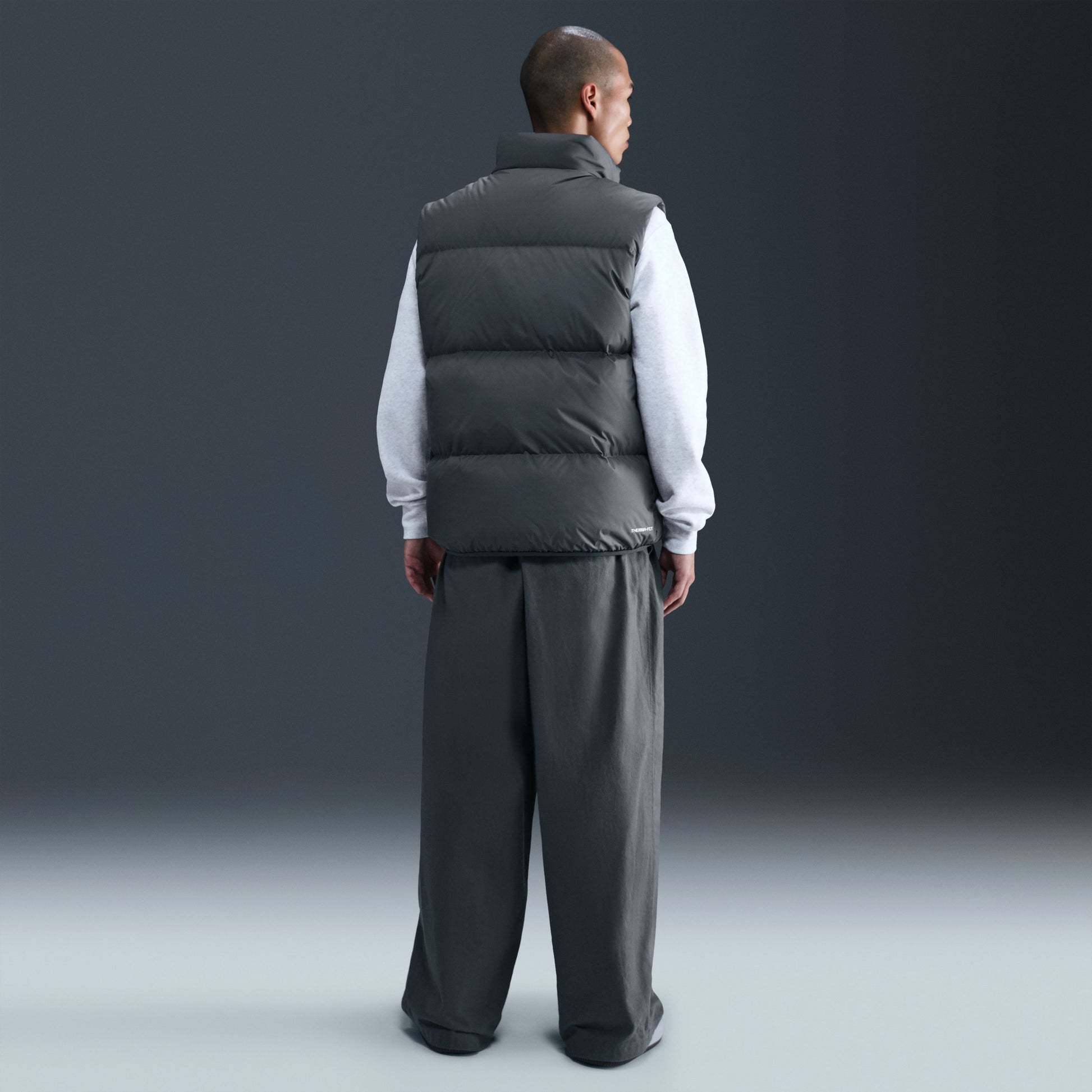 Nike Sportswear Club Therma-FIT Puffer Vest 'Iron Grey White' IB2978-068