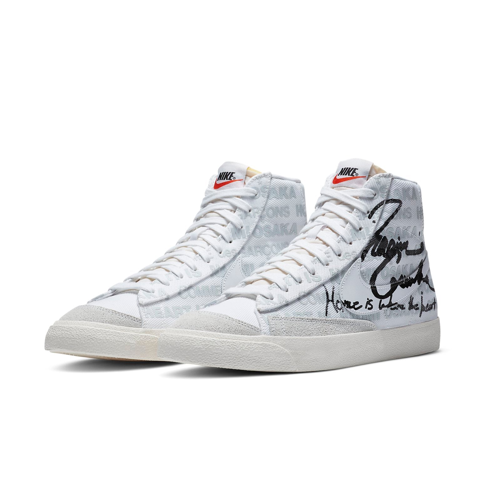 Nike Naomi Osaka x COMME des GARCONS x Blazer Mid '77 'Home Is Where The Heart Is' DA5383-100