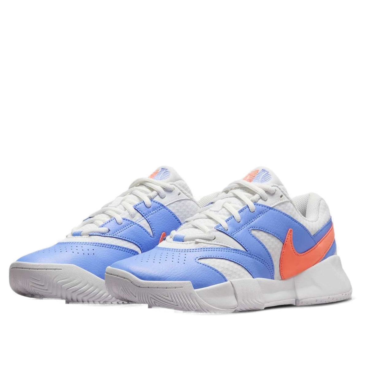 (WMNS) Nike Court Lite 4 'White Royal Pulse Mango' FD6575-110