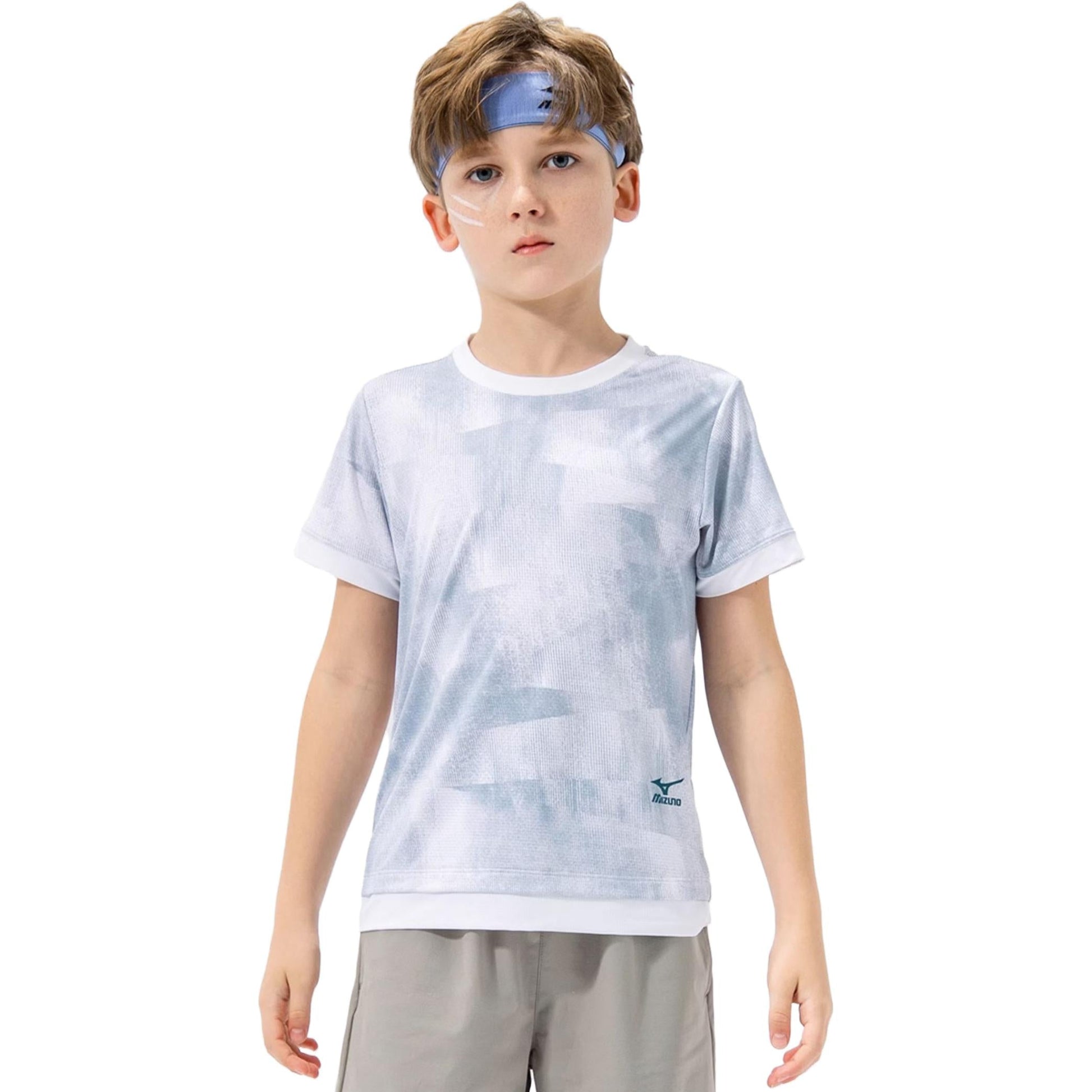 (GS) Mizuno Sportswear T-shirt 'Grey' T1242