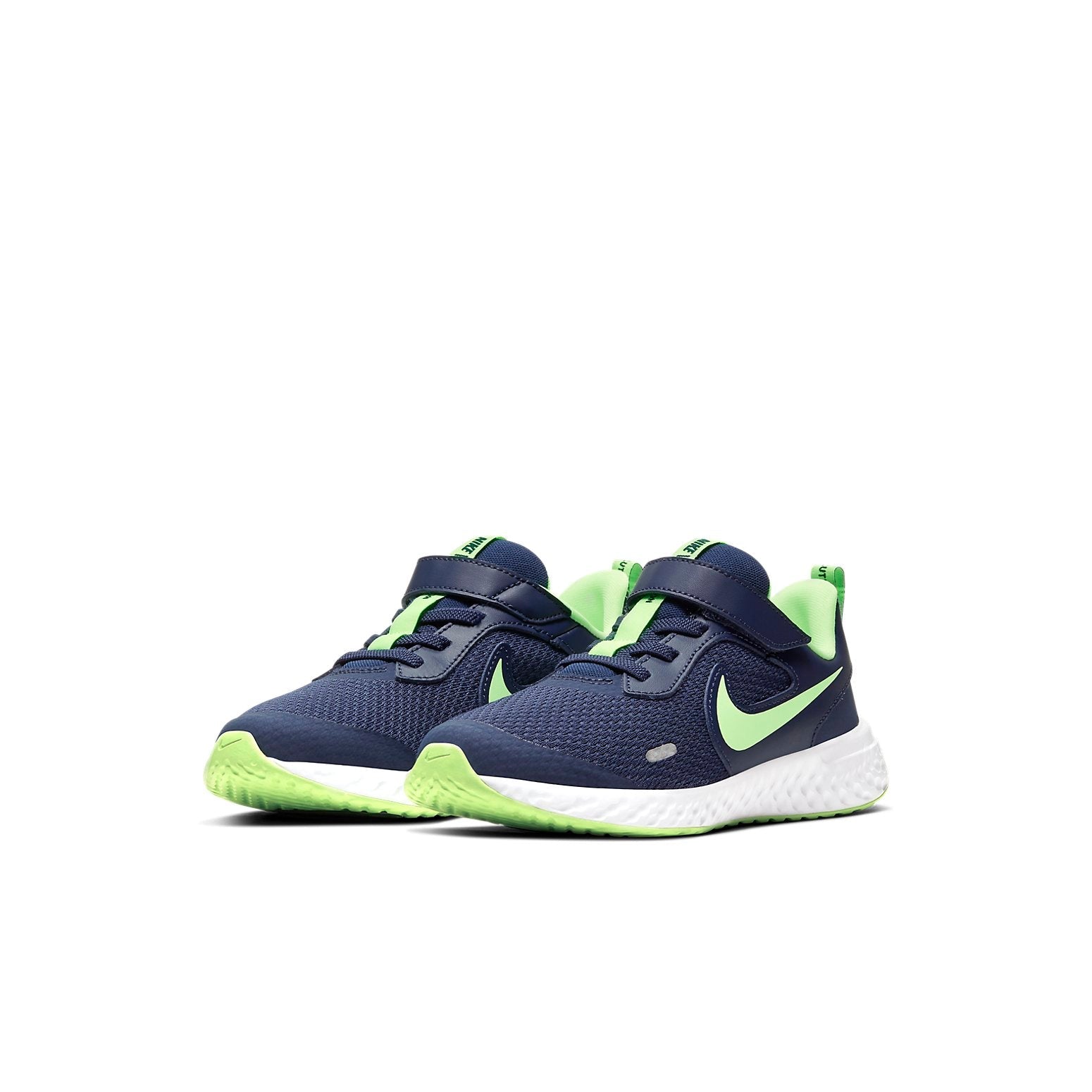 (PS) Nike Revolution 5 'Navy Green Neon' CZ9697-400