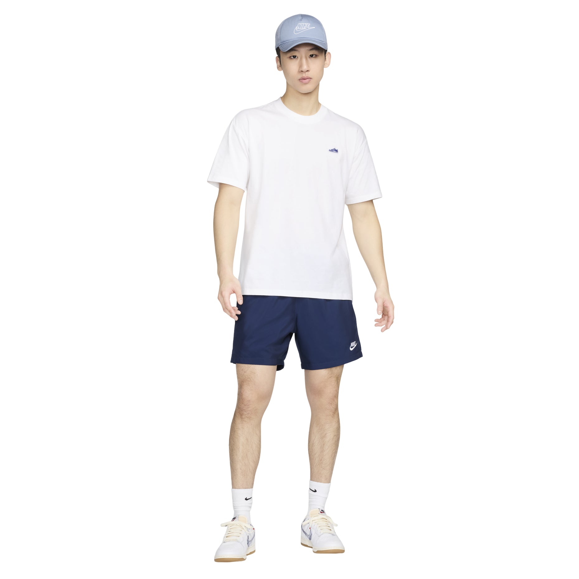 Nike Sportswear Dunk Patch T-shirt Asia Sizing 'White' FV3752-100