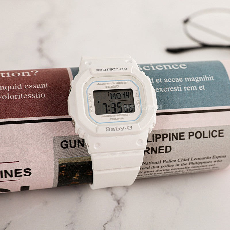 CASIO G-Shock & Baby-G Set 'White' DW-5600MW-7&BGD-560-7D