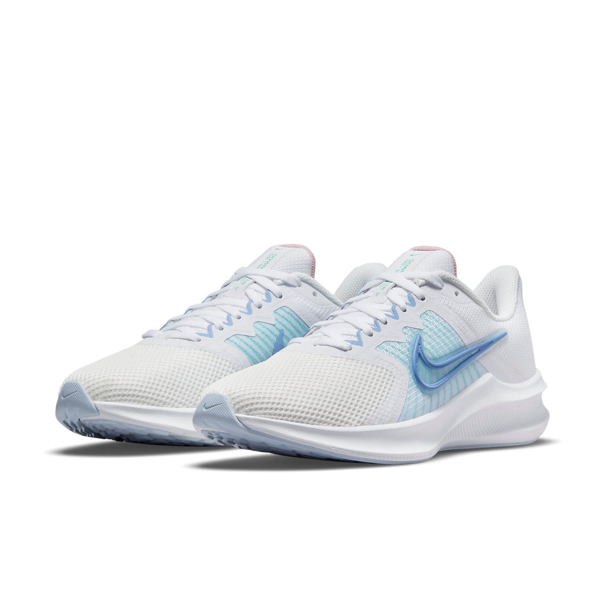 (WMNS) Nike Downshifter 11 Low-Top White/Blue CW3413-103