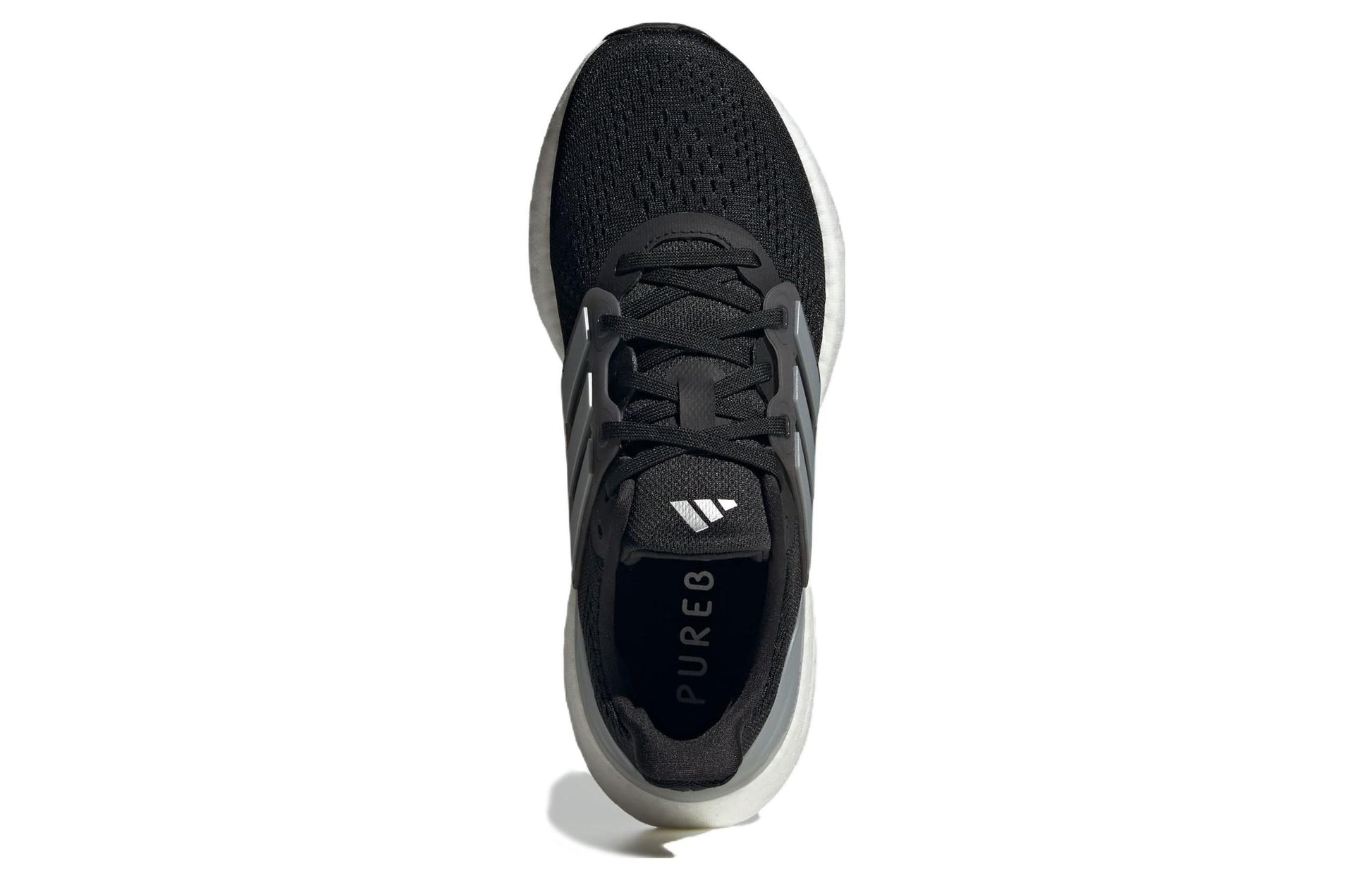 (WMNS) adidas PureBoost 23 Wide 'Black Silver Metallic' IF8063