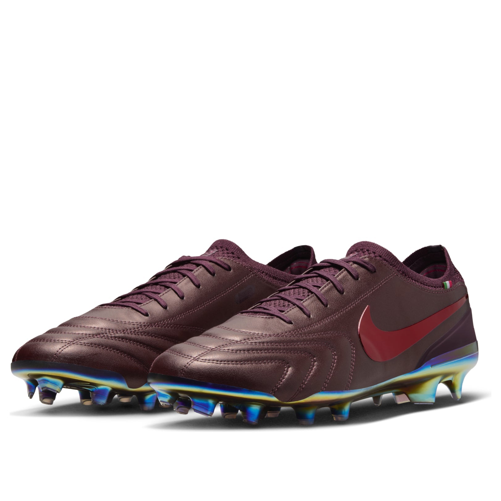 Nike Tiempo Legend 10 Elite LUXE FG 'Port Wine Bright Crimson' FZ1487-600