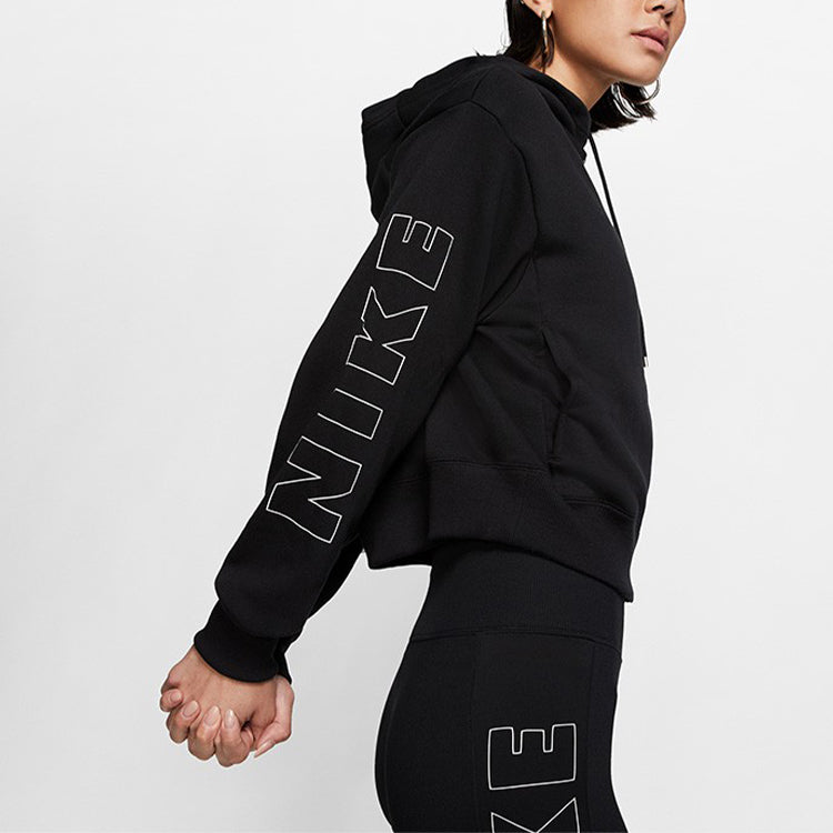 (WMNS) AS W Nike Sportswear Air Hoodie FZ FLC BB Black CJ3043-010