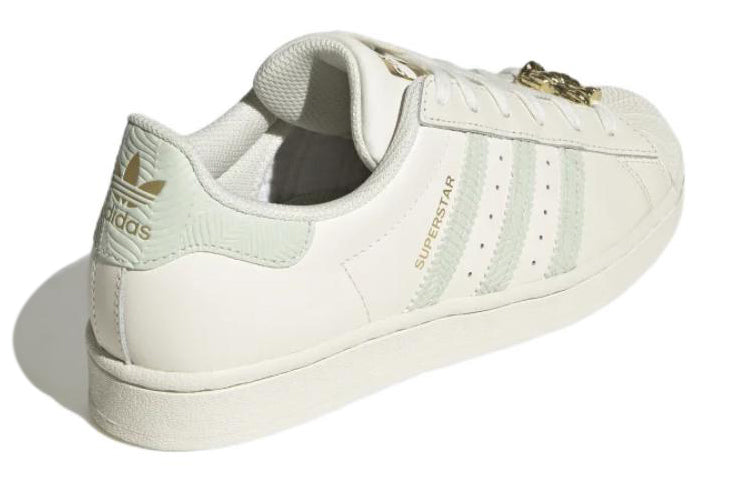 (WMNS) adidas originals Superstar 'Off White Linen Green' HQ6963