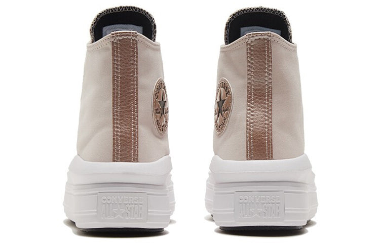 (WMNS) Converse Chuck Taylor All Star High Move 'Diamond Metal - Silt Red' 569545C