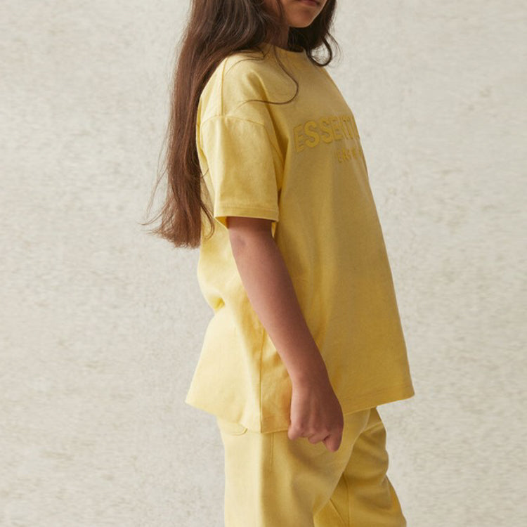 (GS) Fear of God Essentials SS21 Short Sleeve Tee Lemonade/Yellow FOG-SS21-542