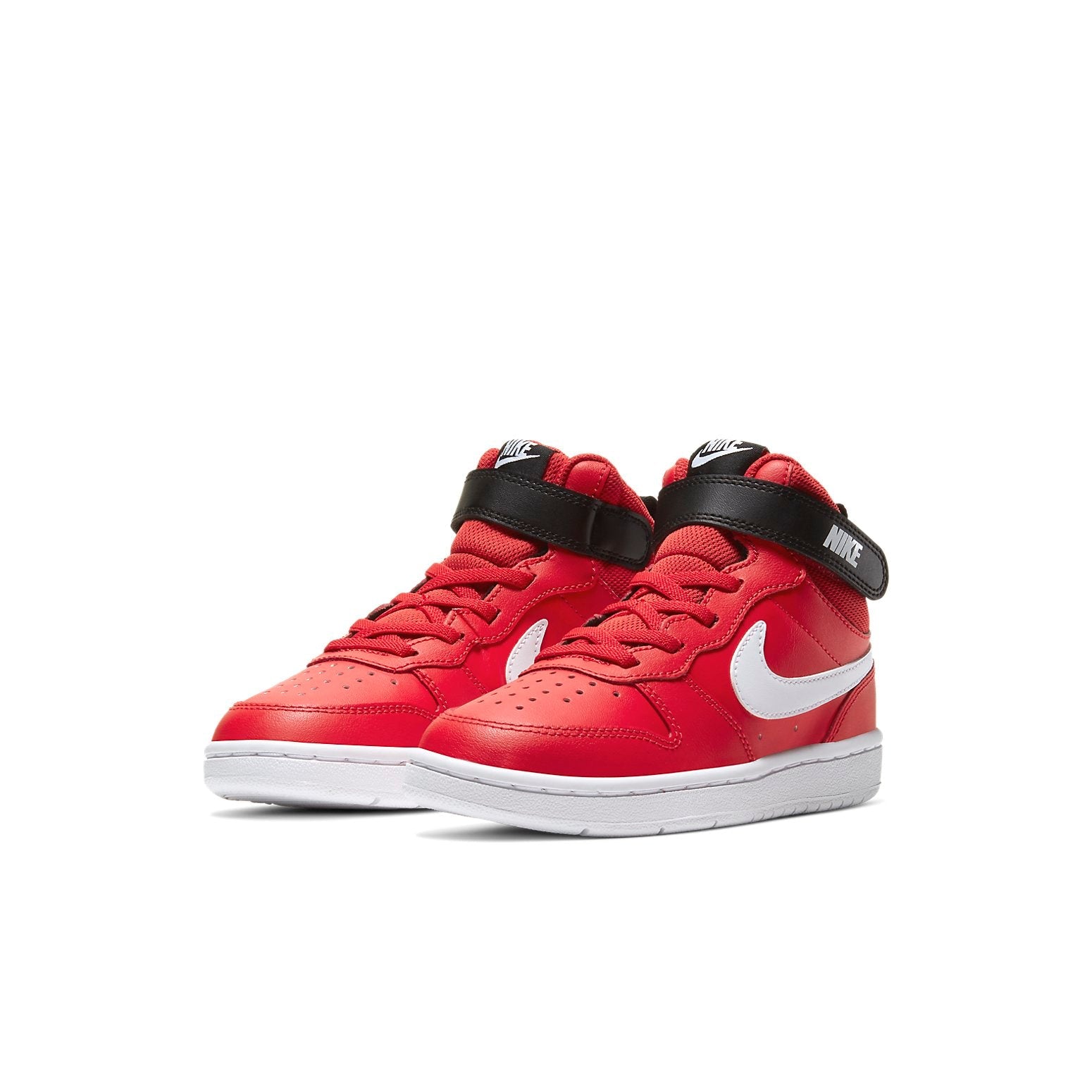 (PS) Nike Court Borough Mid 2 'Red Black White' CD7783-600