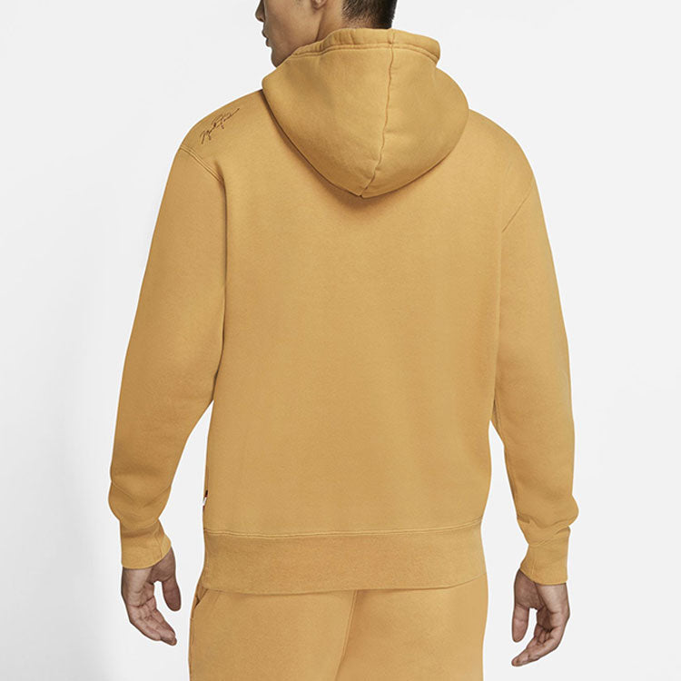 Air Jordan Flight Fleece Hoody Casual Sports Sweater Men's Oatmeal CK6469-290