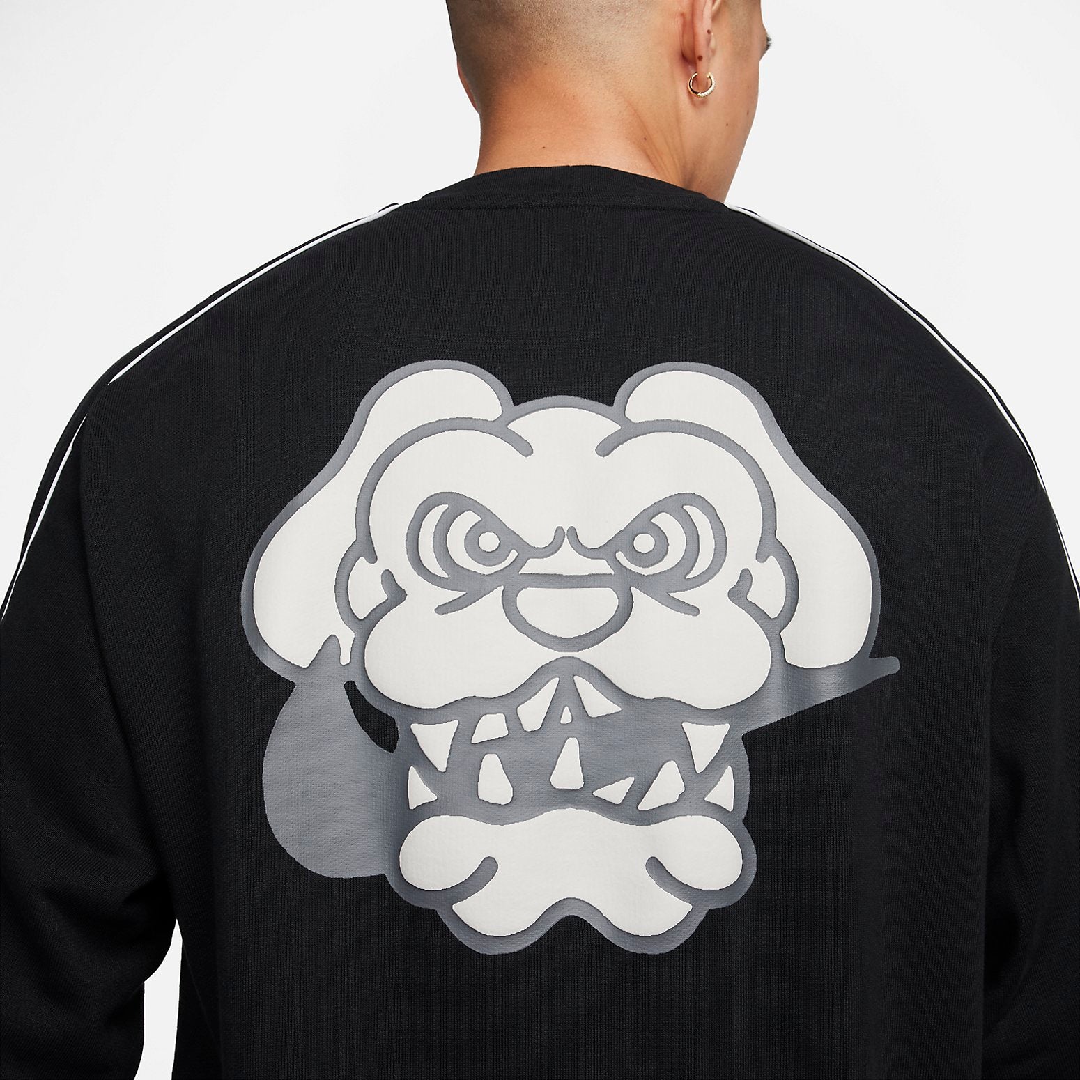 Nike Fleece Crewneck Sweatshirt 'Black' FB7260-010