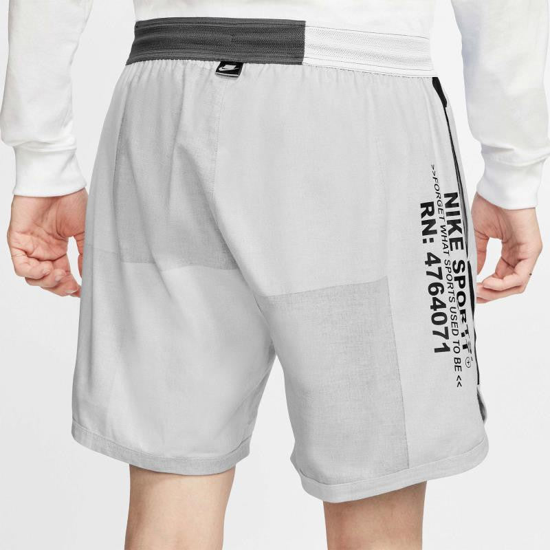 Men's Nike Splicing Colorblock Sports Straight Shorts Gray CJ5076-068