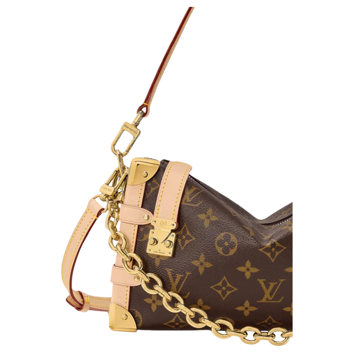 (WMNS) LOUIS VUITTON Side Trunk MM East West 'Brown' M28385