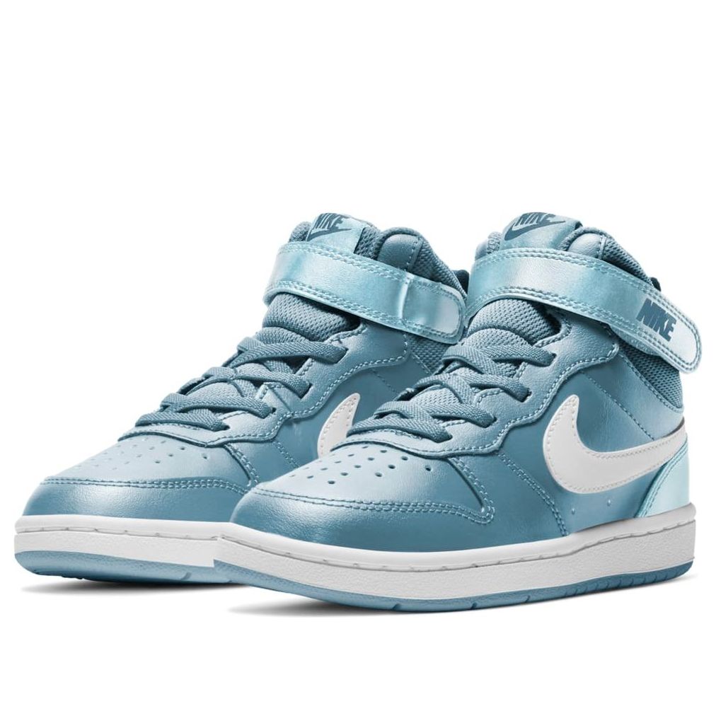(PS) Nike Court Borough Mid 2 'Blue White' CD7783-401