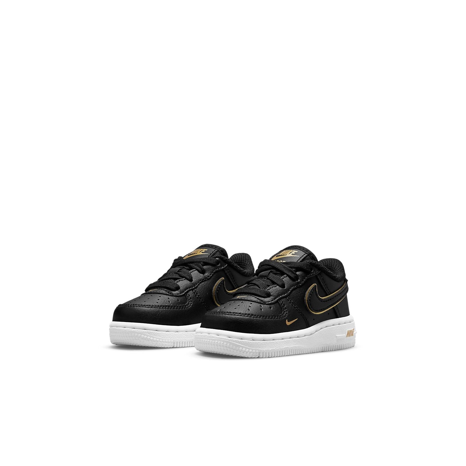 (TD) Nike Force 1 LV8 'Metallic Swoosh Pack - Black' DM3387-001