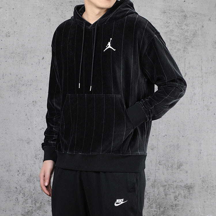 Men's Air Jordan Air Stripe Fleece Black CD5740-010
