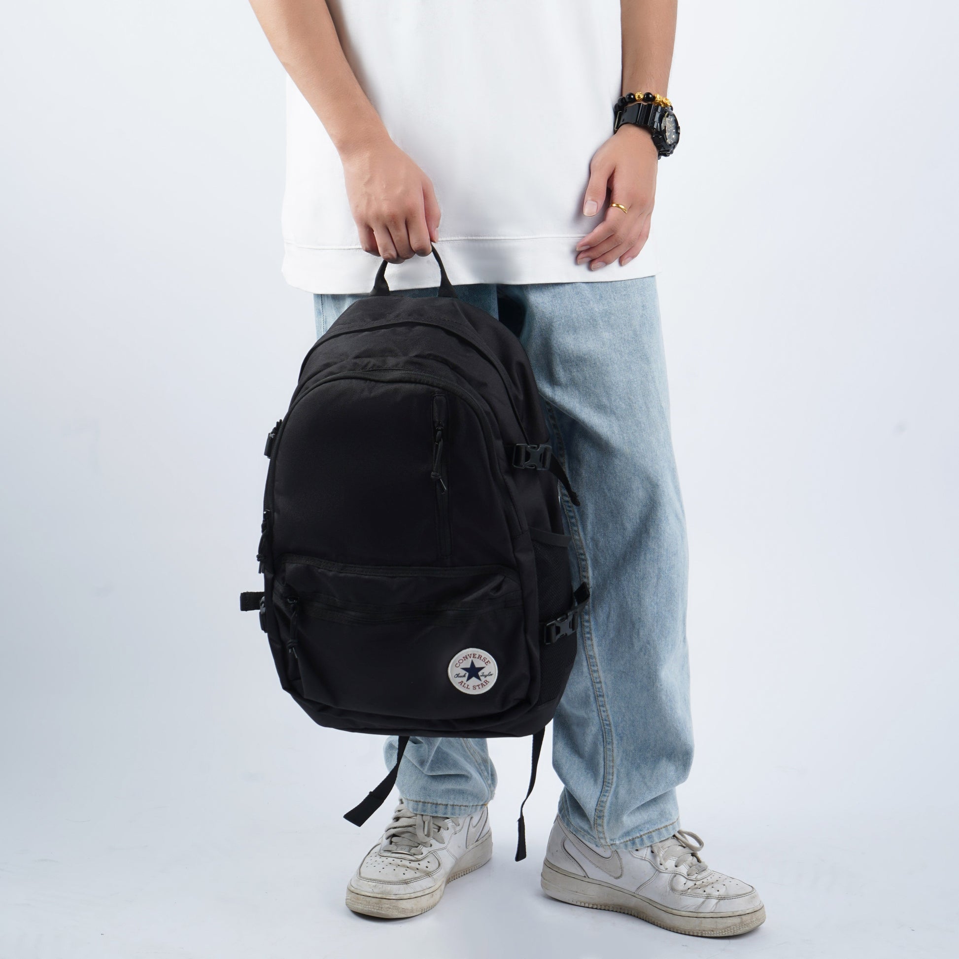 Converse Straight Edge Backpack 'Black' 10021138-A01
