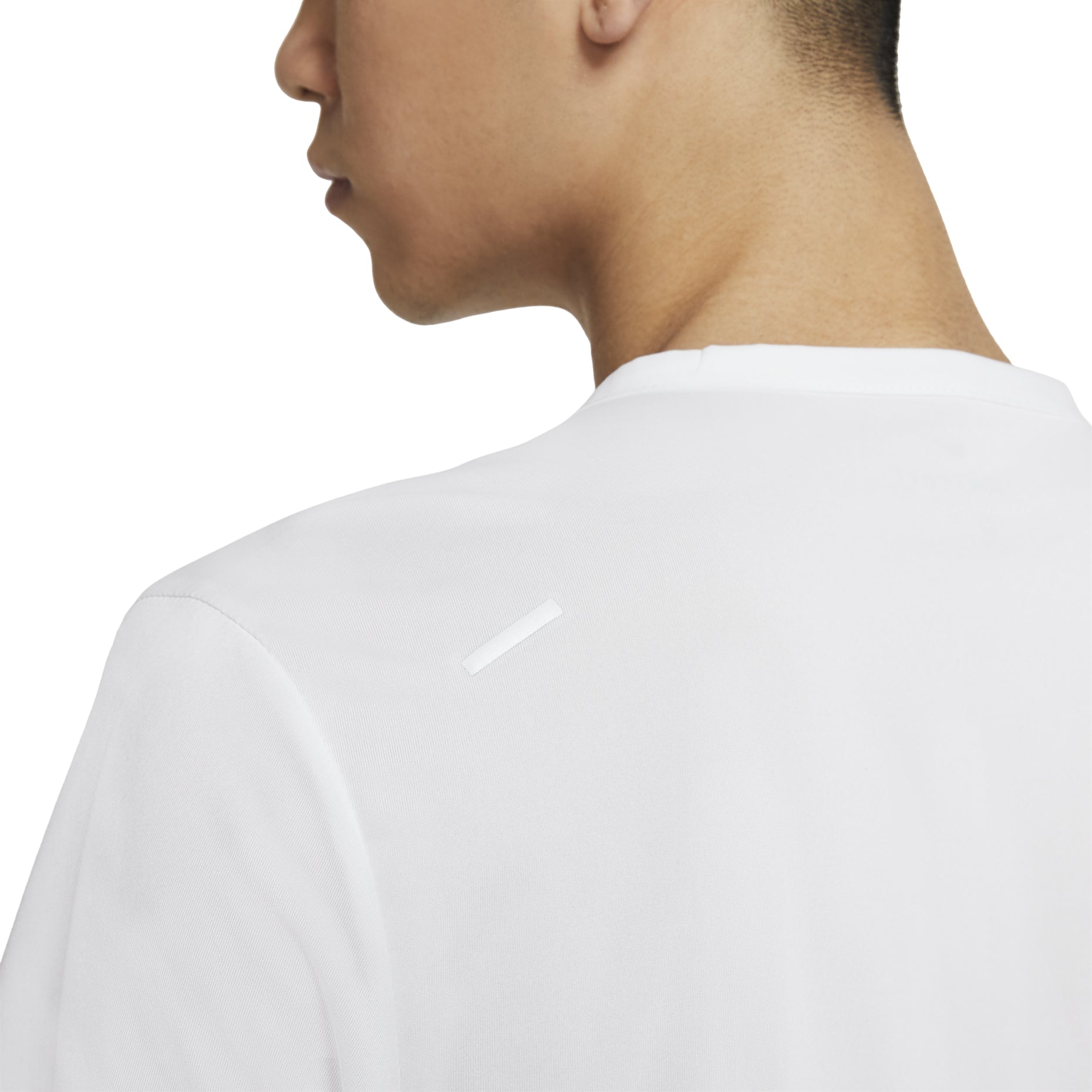 Nike Dri-fit Rise 365 Causual Sports Ventilate Round Collar T-Shirt Men's White CZ9185-100