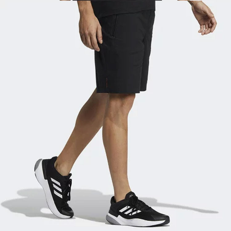Men's adidas Mh Bp3 Wvsht Athleisure Casual Sports Solid Color Logo Shorts Black HM2972