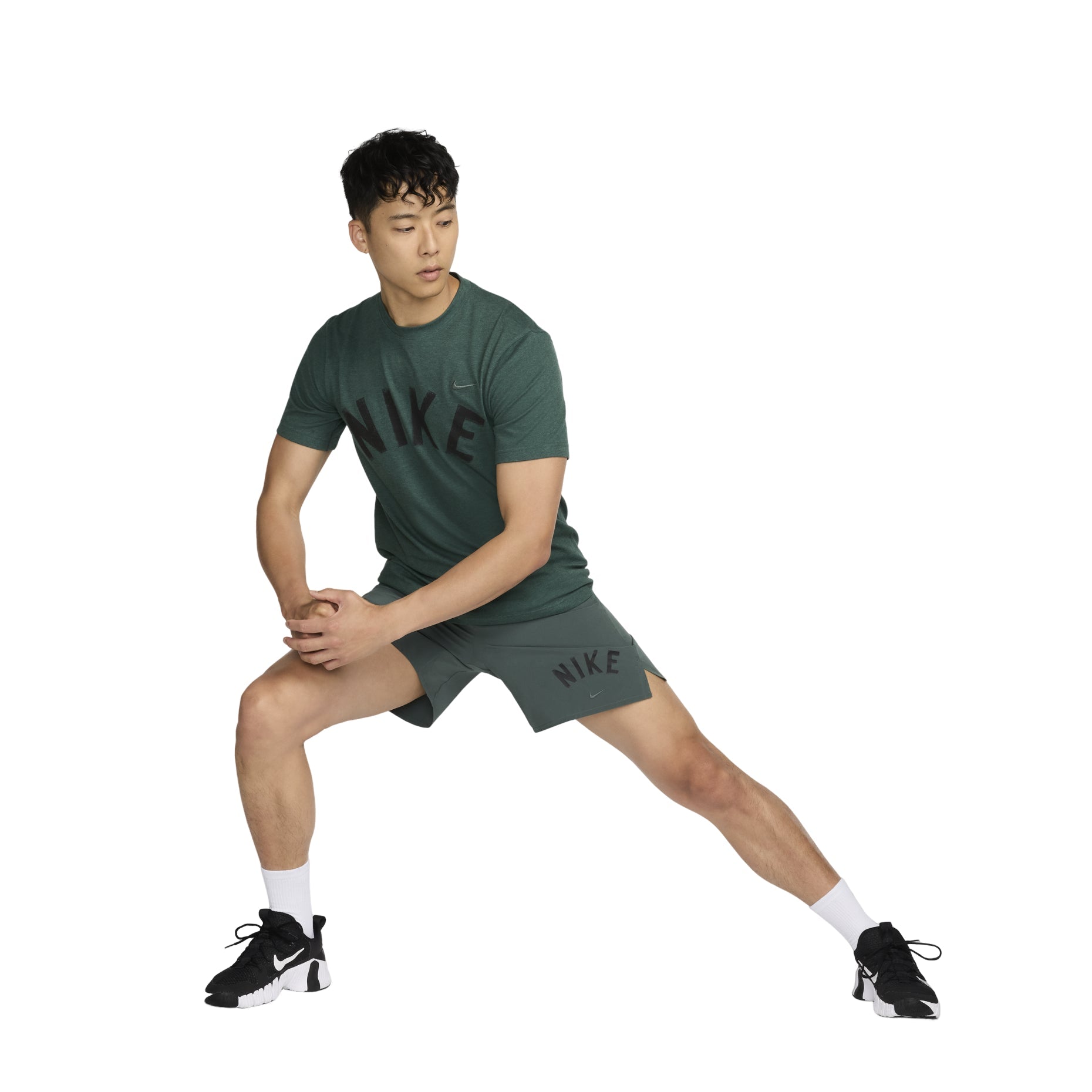 Nike Primary Swoosh Dri-FIT Training T-Shirt Asia Sizing 'Vintage Green' FV9771-338