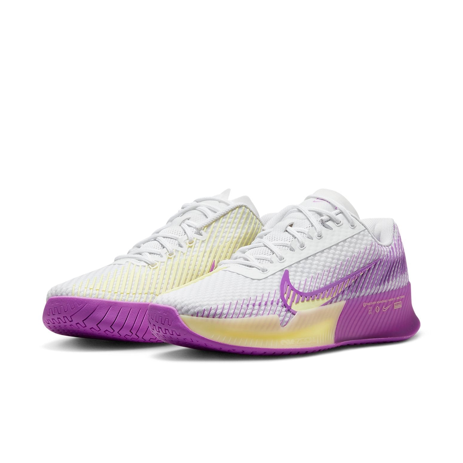(WMNS) Nike Court Air Zoom Vapor 11 HC 'White Fuchsia Dream' DR6965-101