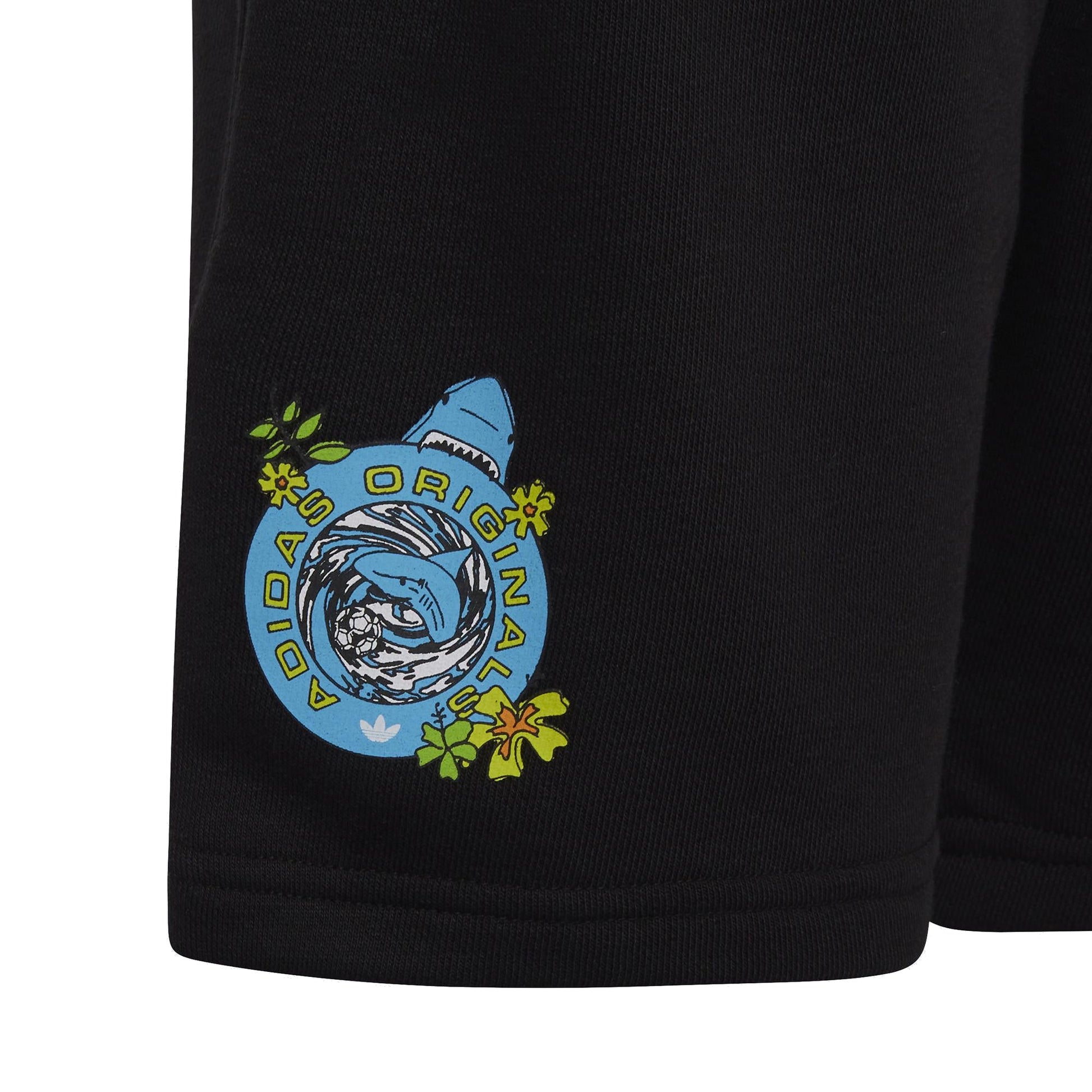 (GS) adidas Graphic Stoked Beach French Terry Shorts 'Black' HF7447