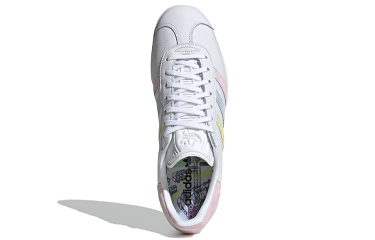 adidas Gazelle Shoes 'White Yellow Blue Pink' FX0049