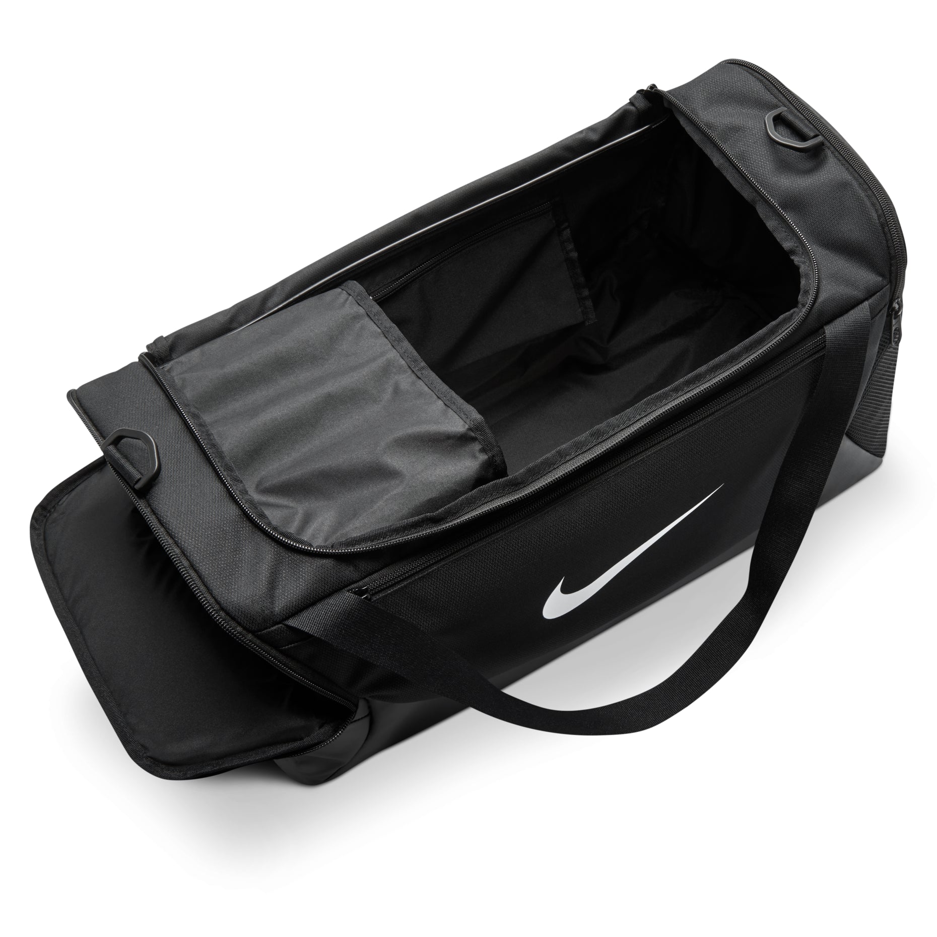Nike Brasilia 40L Small Duffel Bag 'Black White' IB4394-010