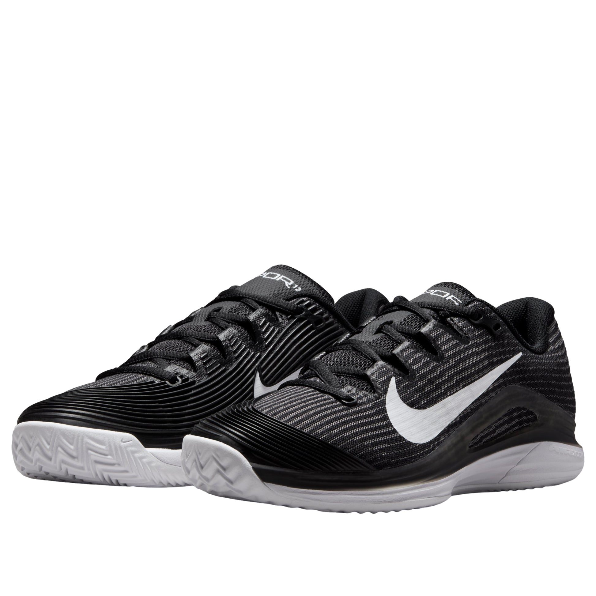 (WMNS) Nike Court Air Zoom Vapor 12 CC 'Black Dark Smoke Grey White' HQ6027-001
