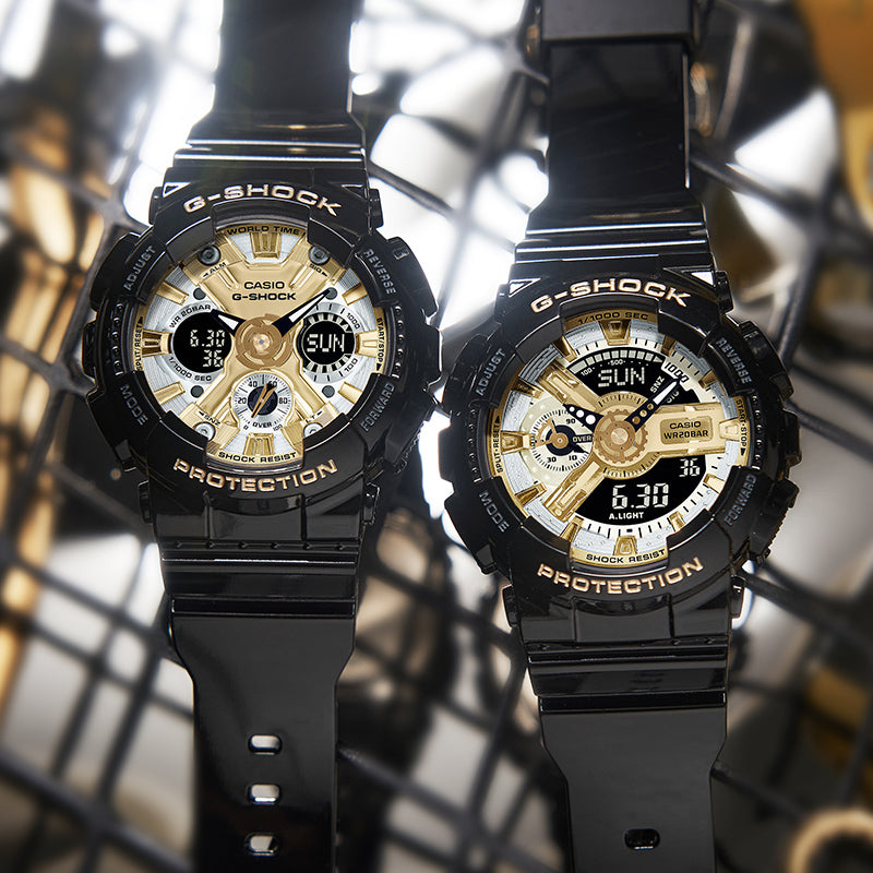 CASIO G-Shock Analog-Digital 'Black Gold' GMA-S110GB-1APR