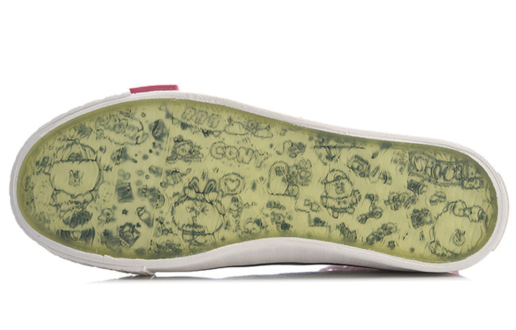 (WMNS) Li-Ning x LINE FRIENDS WeiWu Canvas Hi Shoes 'Pink White' AGCQ594-2