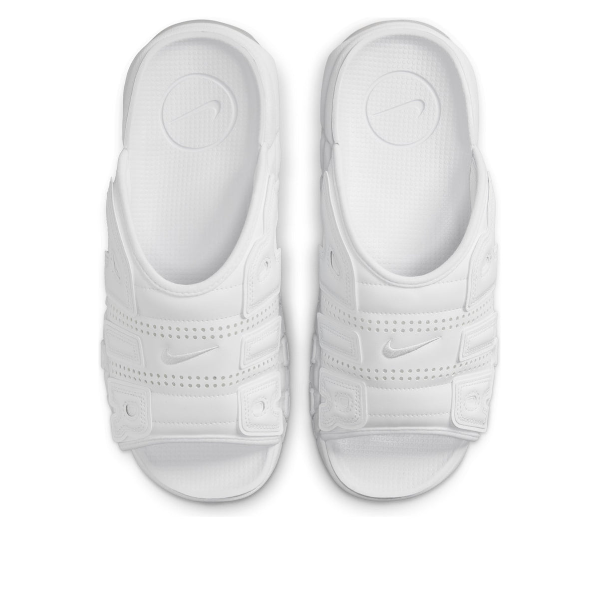 Nike Air More Uptempo Slides 'Triple White' FD9883-101