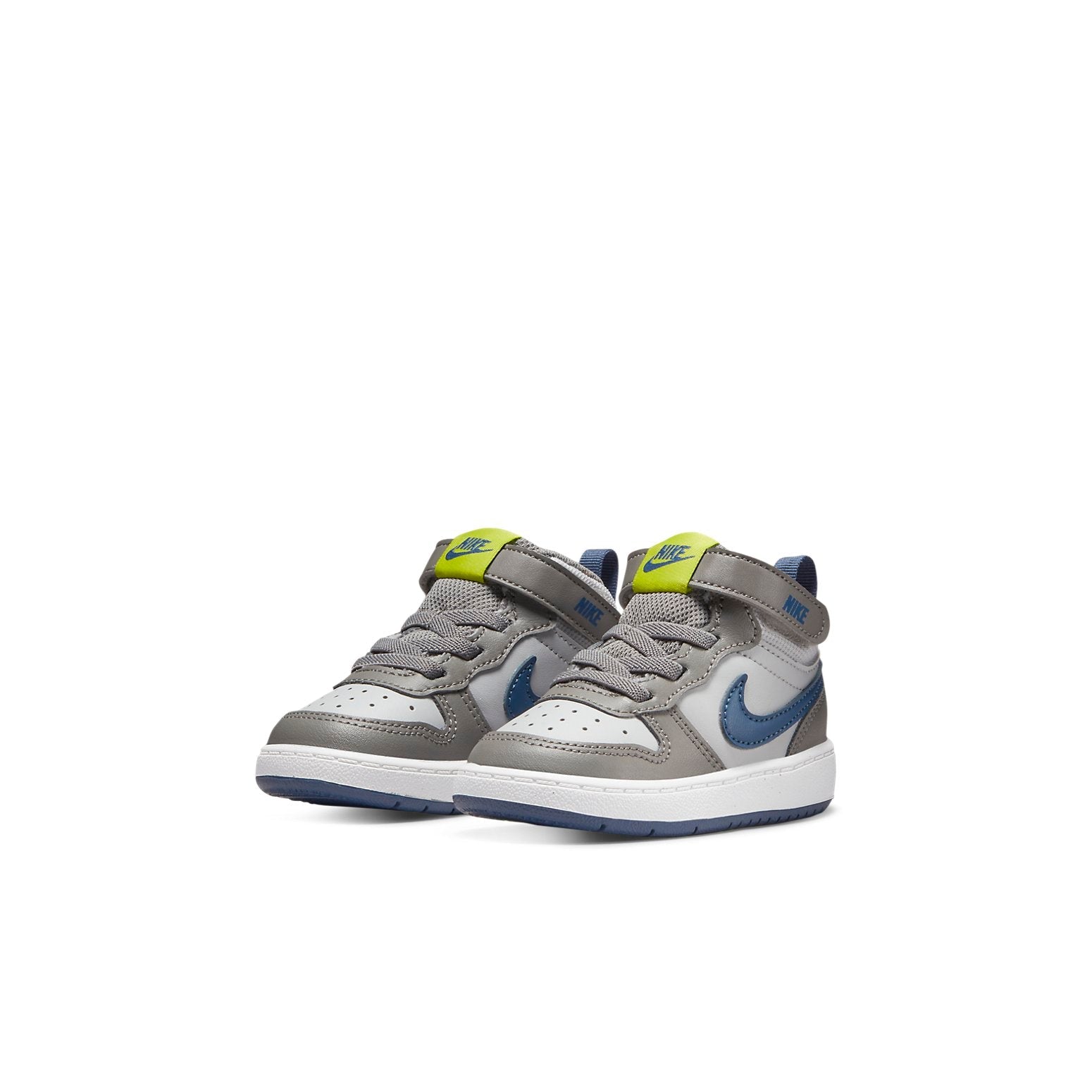 (TD) Nike Court Borough Mid 2 'Grey Fog Mystic Navy' CD7784-007