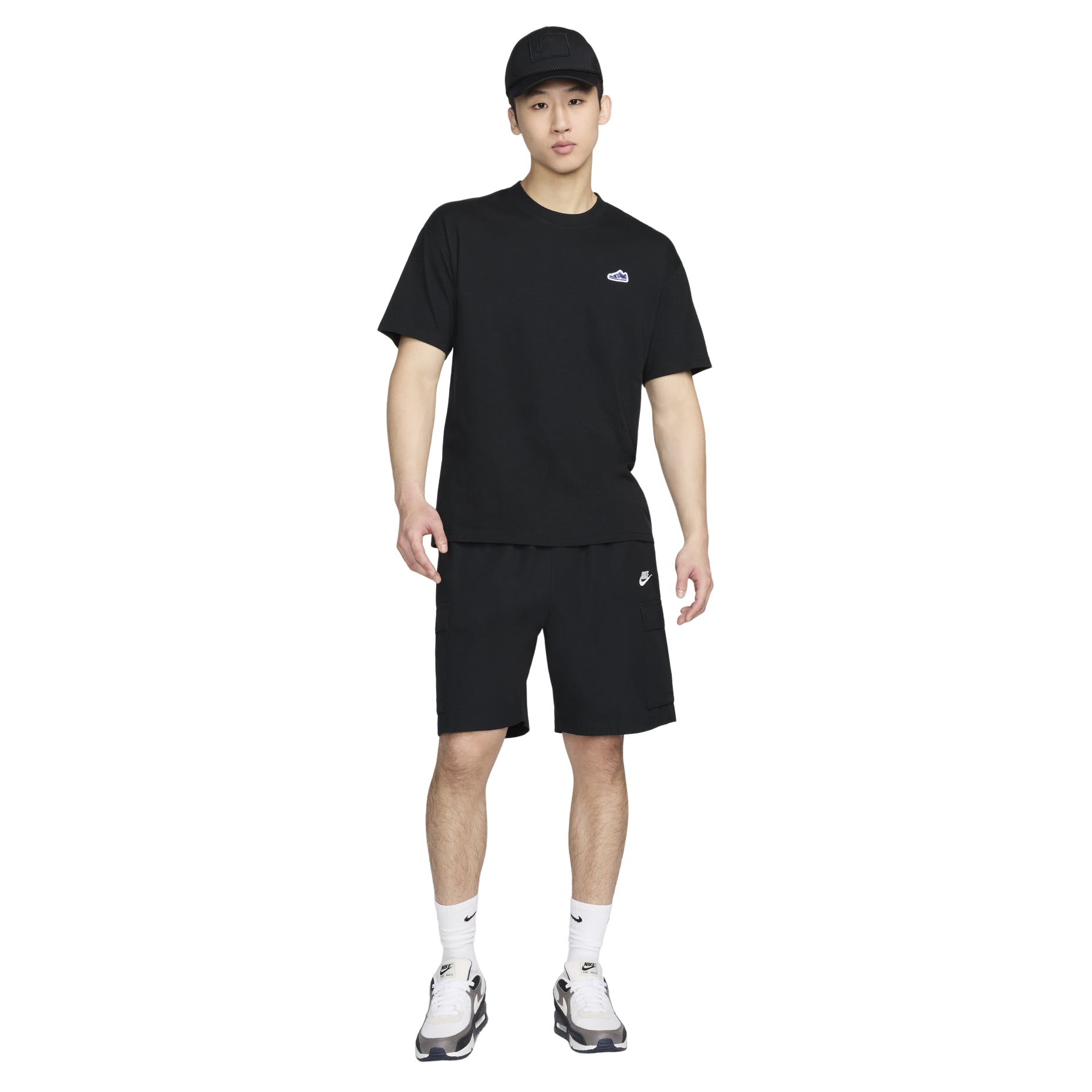 Nike Sportswear Dunk Patch T-shirt Asia Sizing 'Black' FV3752-010