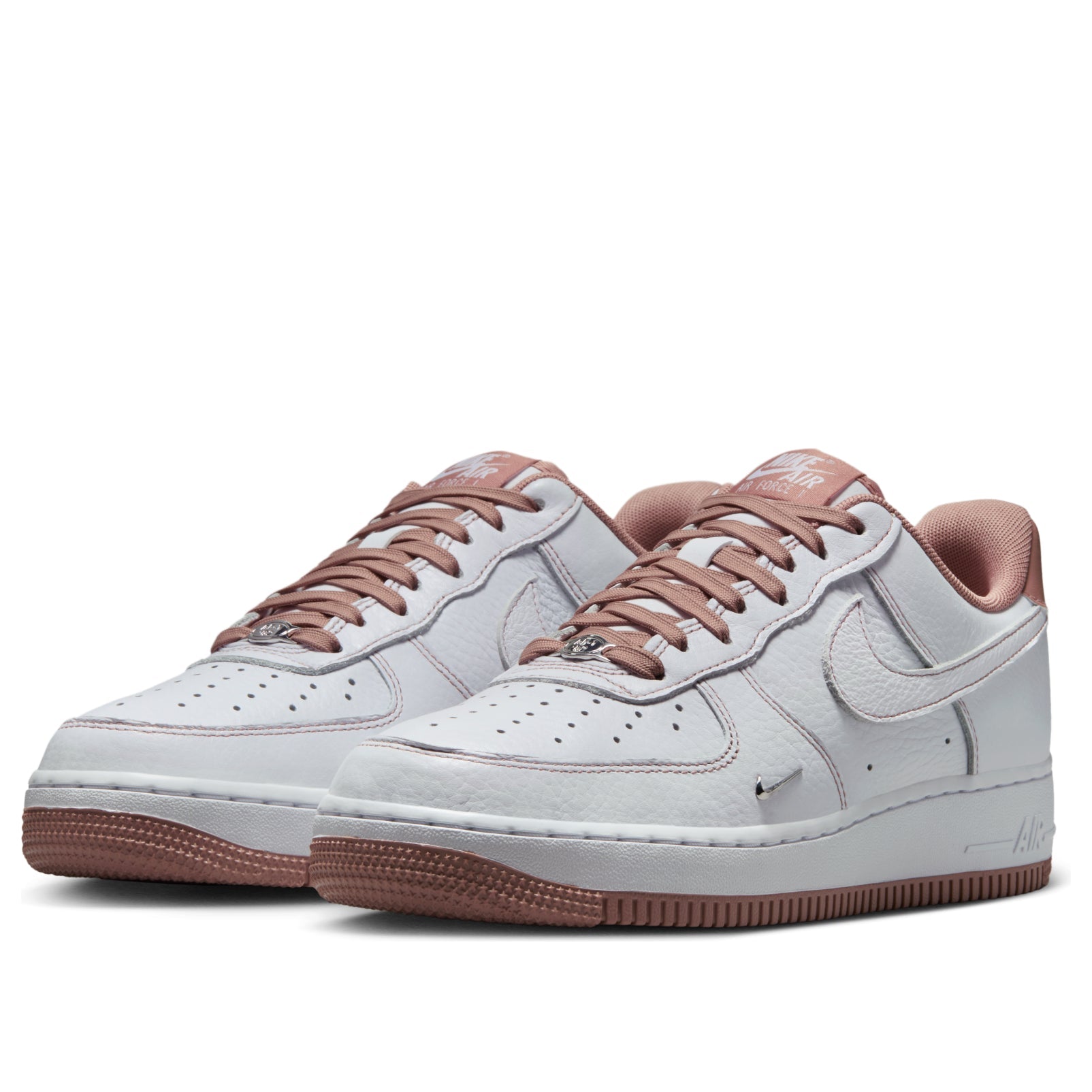 (WMNS) Nike Air Force 1 '07 Mini Jewel 'White Pink Silver' IB6543-100