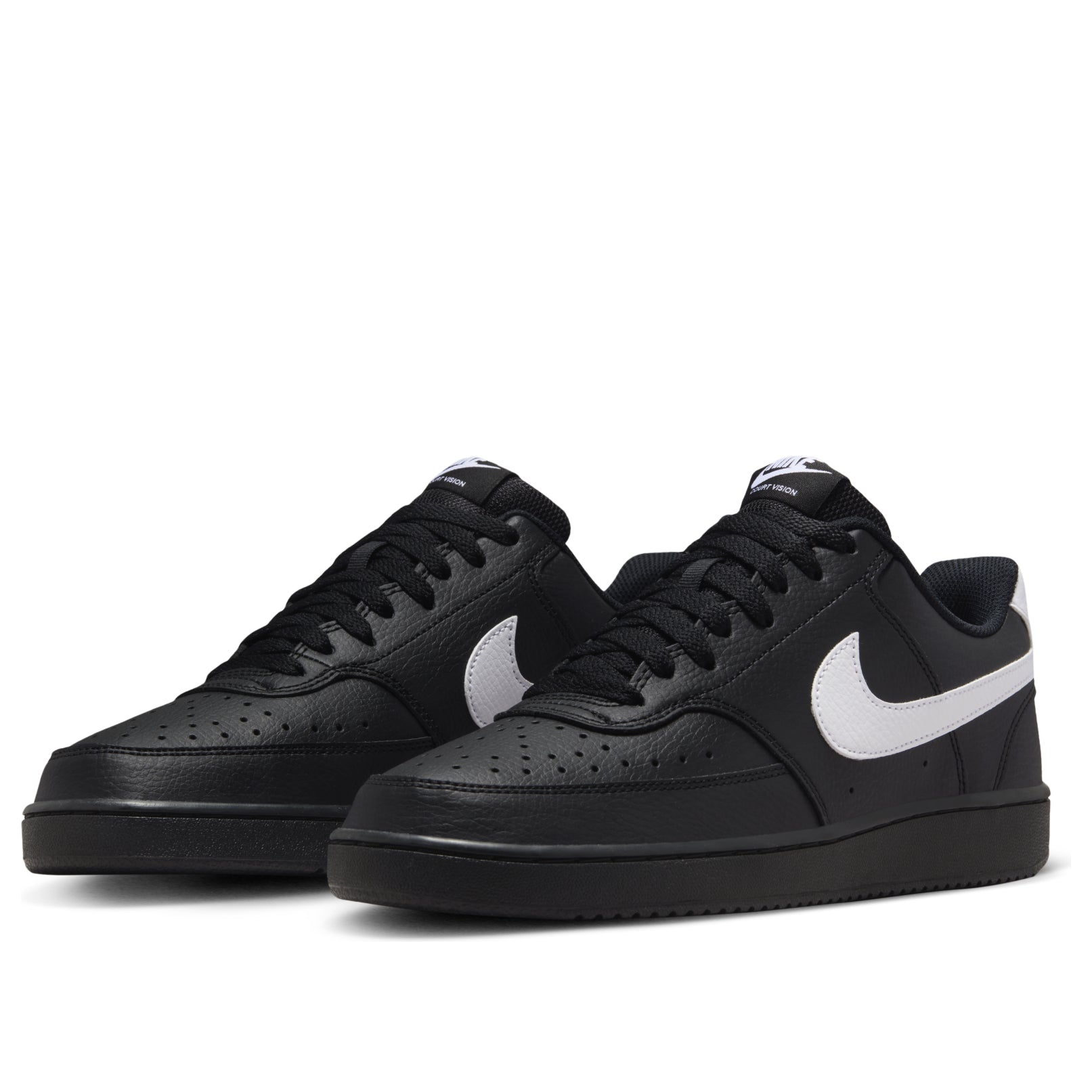 Nike Court Vision Low Shoes 'Black White' FZ0630-010