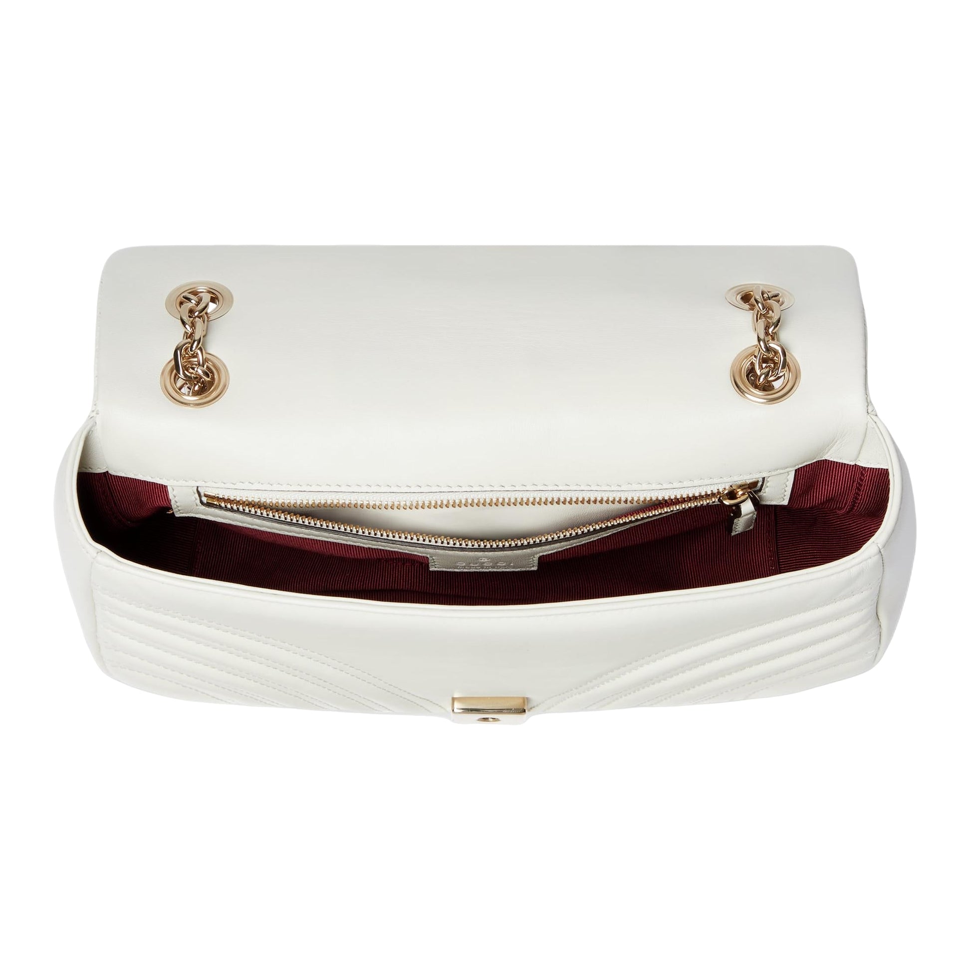 (WMNS) Gucci GG Marmont Medium Shoulder Bag 'White' 837267-AAE38-9050