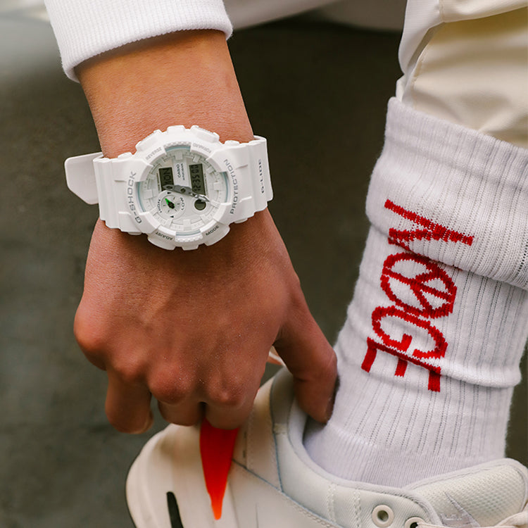 CASIO G-Shock Analog-Digital 'White' GAX-100A-7A